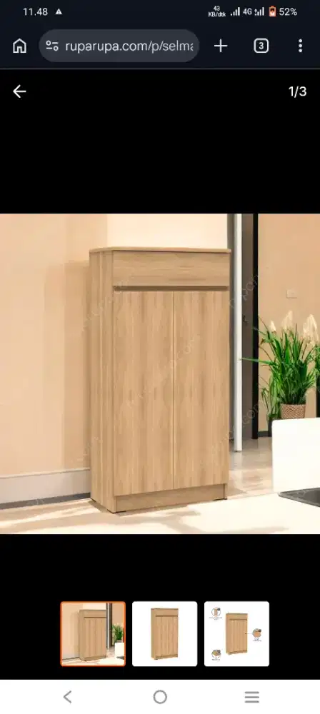 PROMO!! SELMA CIARA SHOE CABINET
