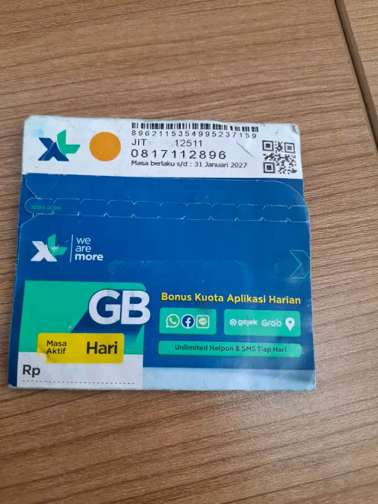 Sim card xl 10 digit