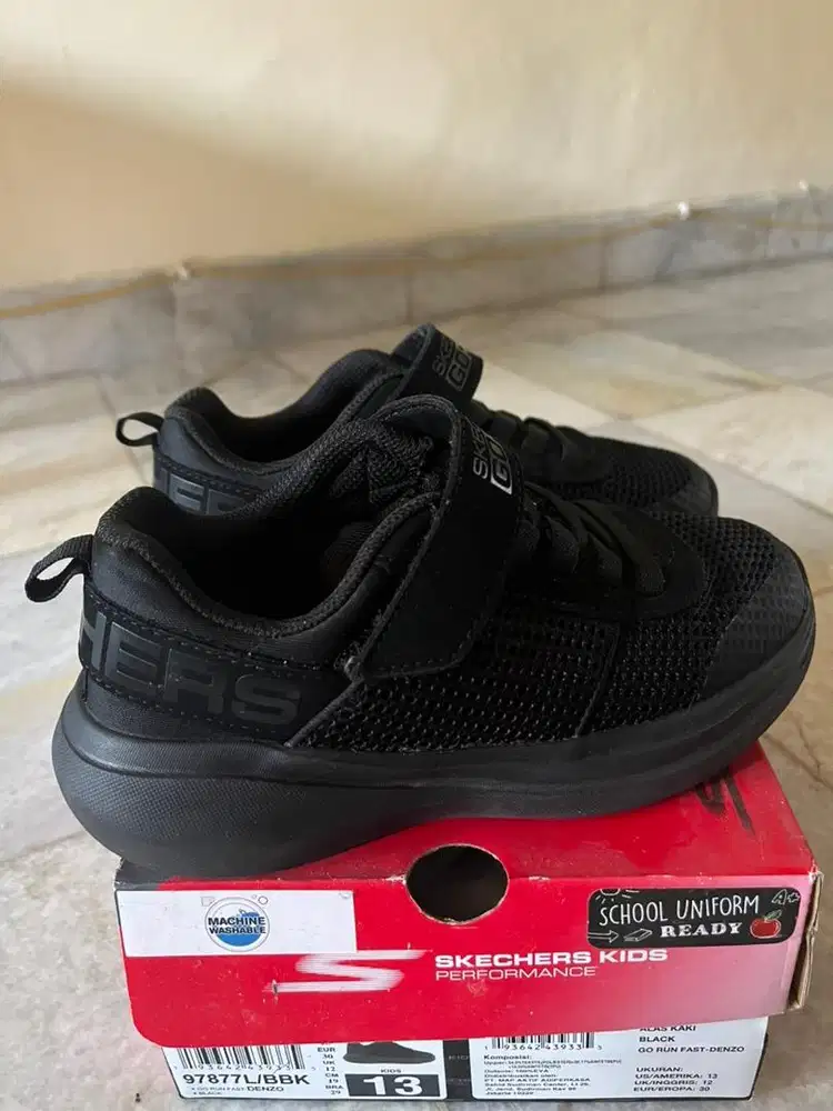 Skechers black kids ( unisex )