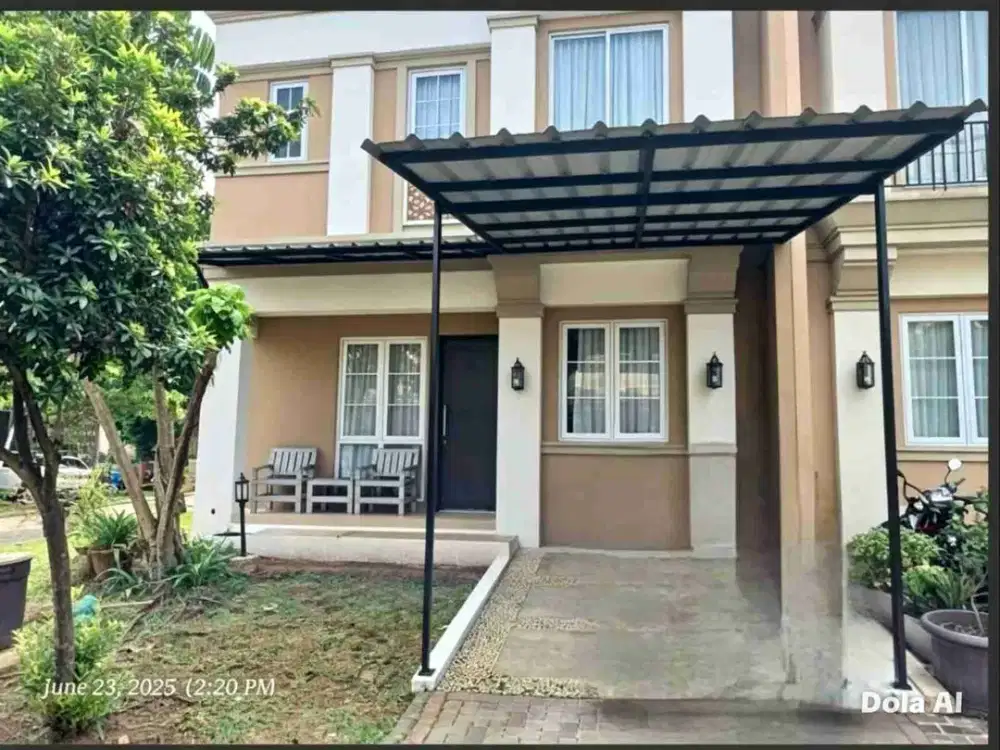 Rumah Hook 2 Lantai Rapih Siap Huni LT 84 Dalam Komplek Di BSD