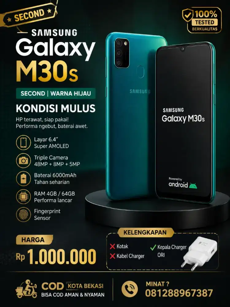 Samsung M30s Second