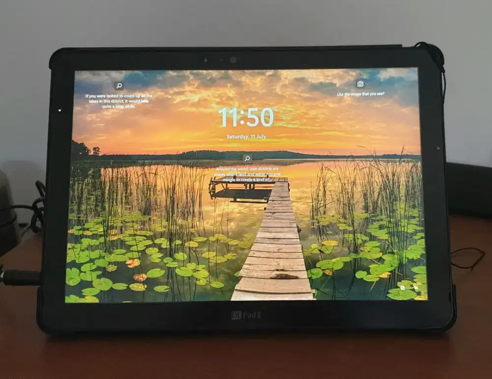 Fujitsu v727 Laptop Windows 11. Stylus. Bonus : Tas Hitam 3in1.