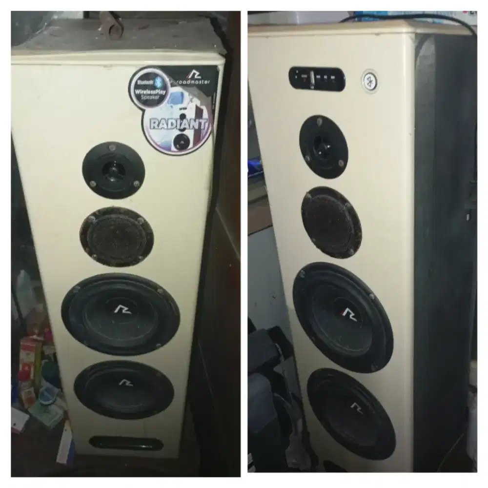 Speaker bluetooth roadmaster putih