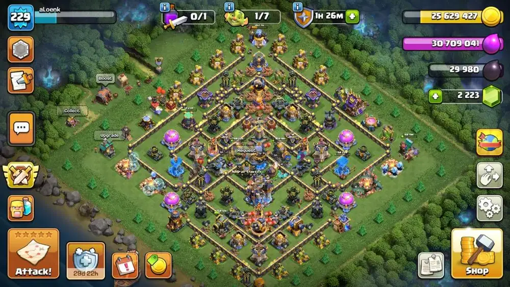 Akun COC (Clash Of Clans) Th 18