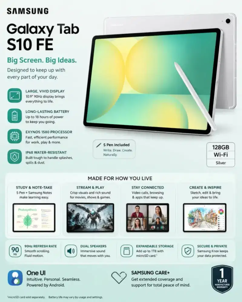 Promo Samsung S10Fe Cashback 1 Juta free Speaker Bluetooth