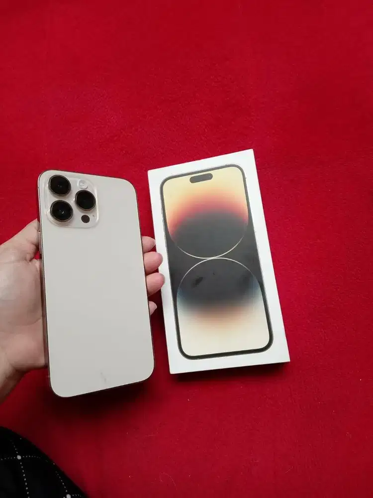 Jual iphone 14promax 128 gold iBox