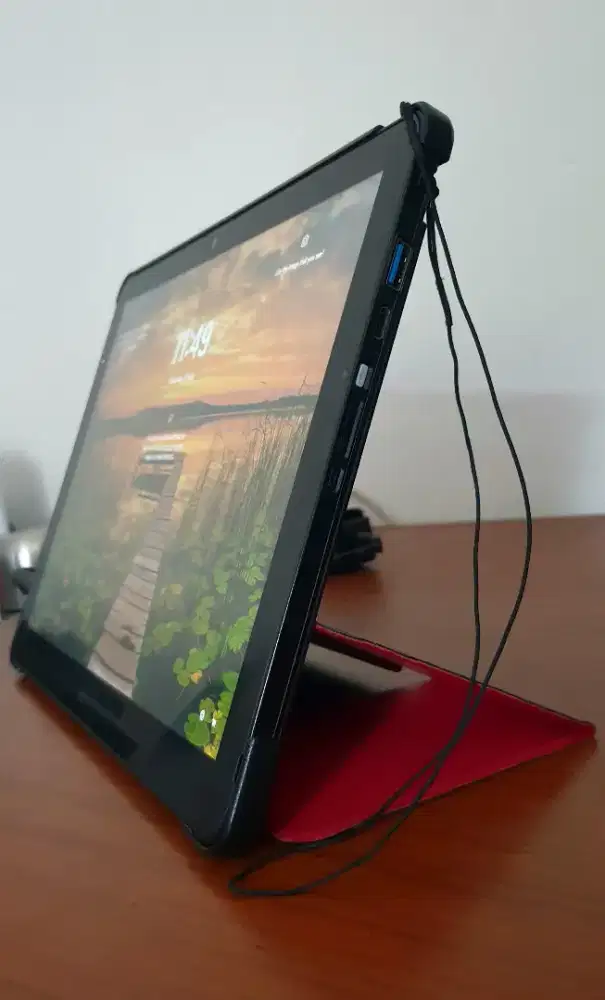 Fujitsu v727 Tablet Windows 11. Pen Stylus. Bonus Tas Hitam 3in1.