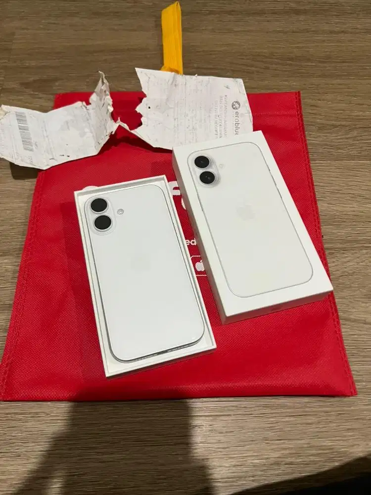 Iphone 16 basic 128gb iBox white bh 100% garansi 2027 like new