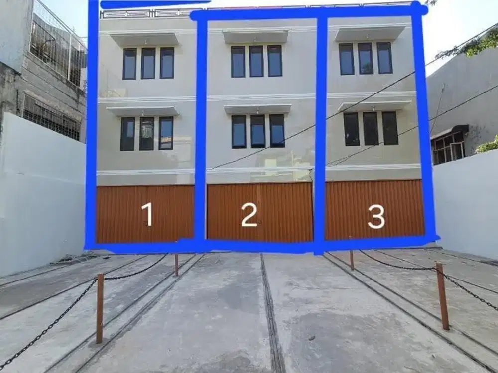 Disewakan Ruko Baru Bangun tersedia 3 unit 3,5 Lantai Lokasi Startegis di Mampang Prapatan Raya, Jakarta Selatan