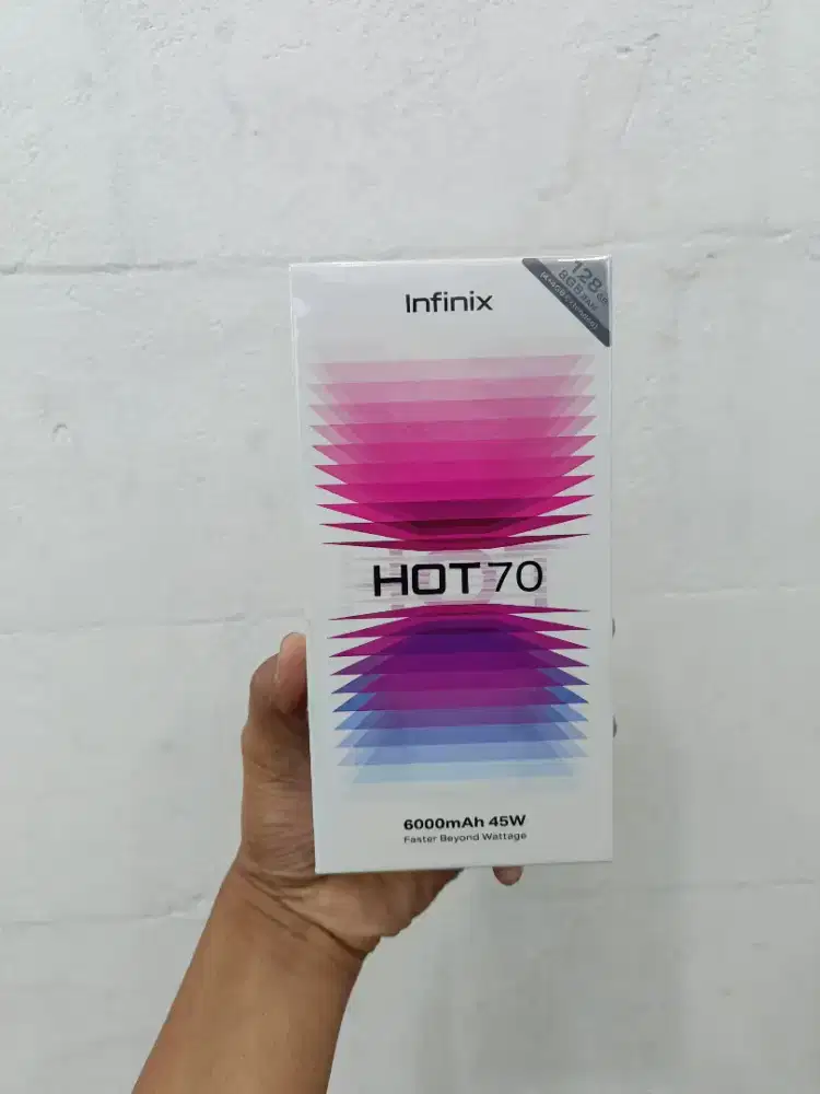 INFINIX HOT 70 RAM 8GB/128GB | BARANG BARU GARANSI RESMI