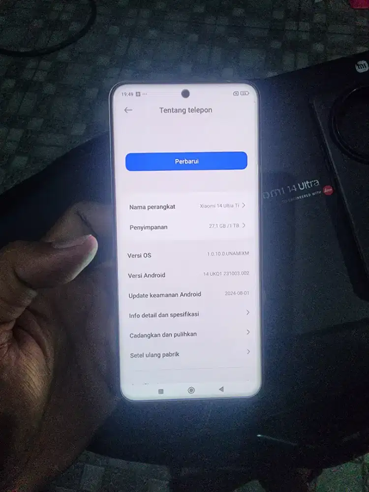 Xiaomi MI 14 Ultra 16/1Tera like new bea byar lnglp ori bs TT