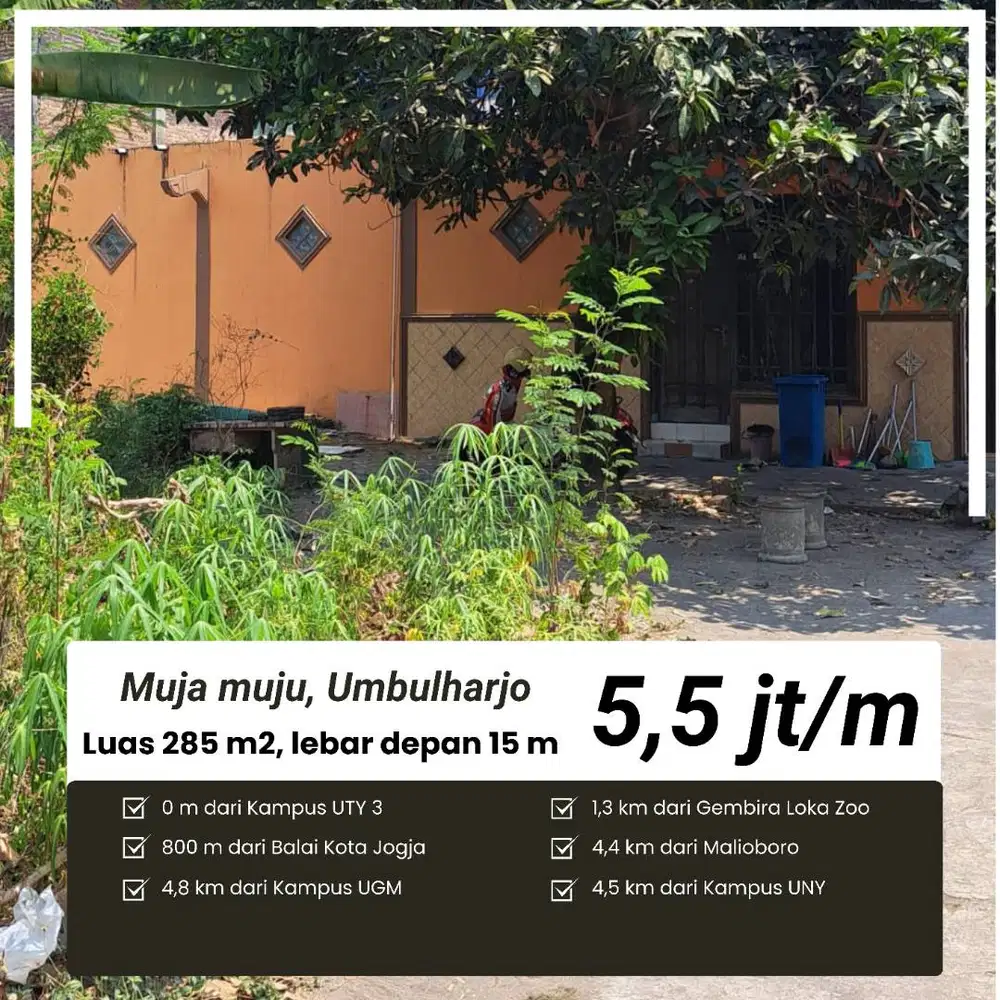 Jual Tanah Murah di Yoyakarta Kota