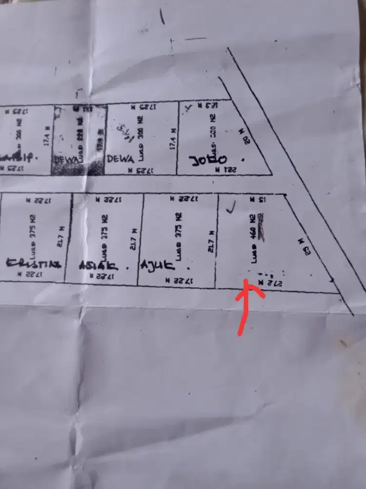Dijual Tanah Luas 460 m2 di Nanga Pinoh