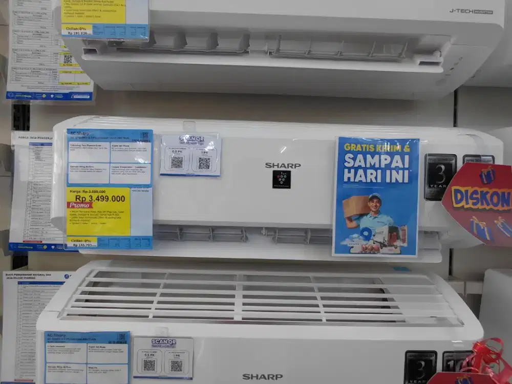 AC SHARP 0.5PK 360 Watt