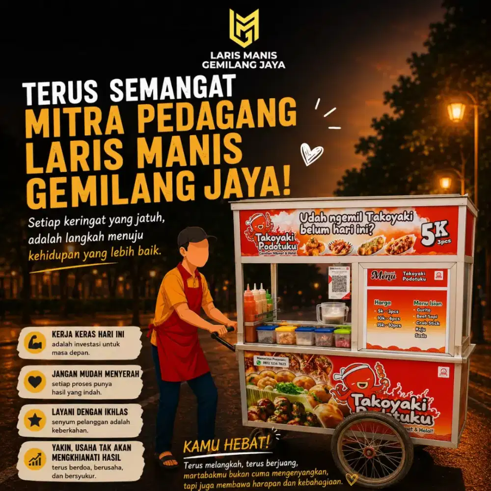 Jualan takoyaki keliling