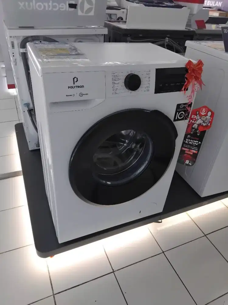 Mesin Cuci Polytron 8kg Inverter