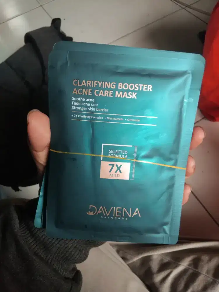 Jual aja daviena gantle acid exfoliating pad dan masker davieana