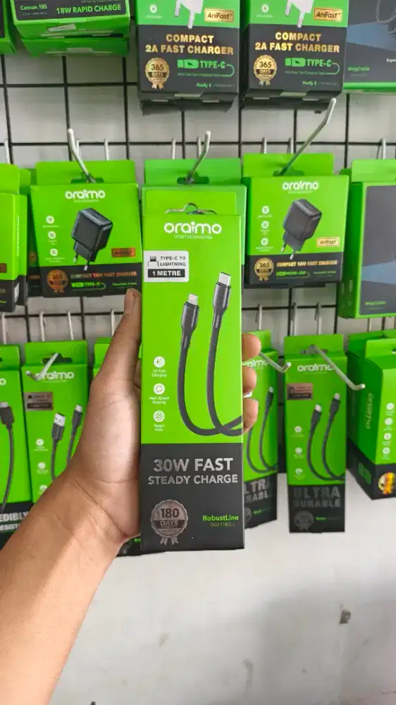 KABEL DATA TYPE C TO LIGHTNING ORAIMO OCD-152CL