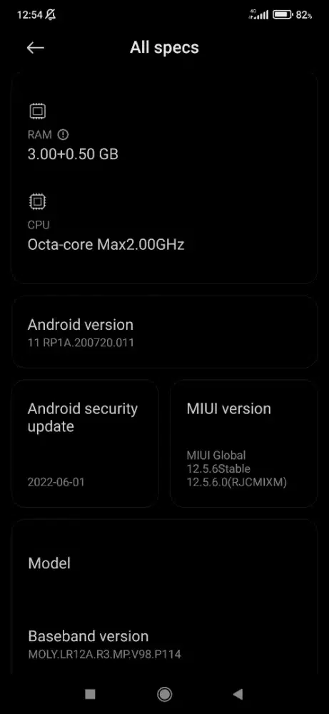 Jual redmi 9 minus 3/32gb