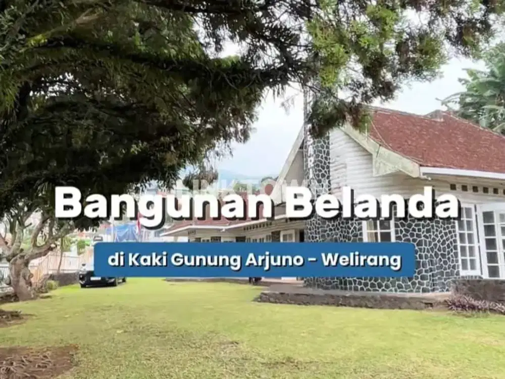 Disewakan Villa Bergaya Belanda di Kaki Gunung Welirang Pandaan