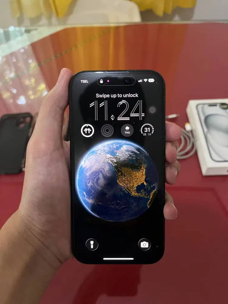 iPhone 15 128GB Ex Ibox Black Istimewa
