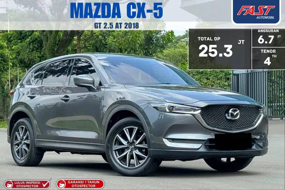 LOW KM GRANSI 1TH MAZDA CX5 GT 2018 2.5 AT SUNROOF RECORD & PJAK PNJG
