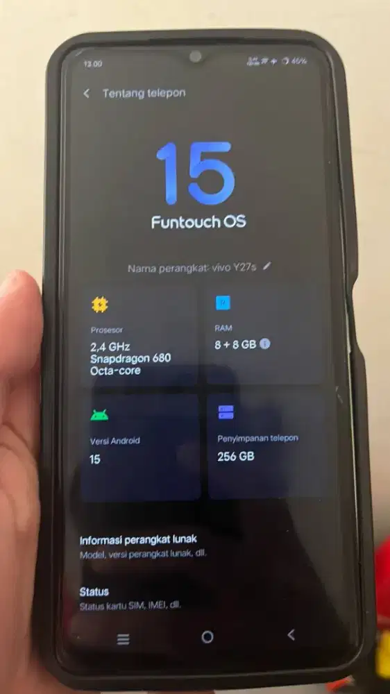 Vivo Y27s Full set mulus lancar jaya