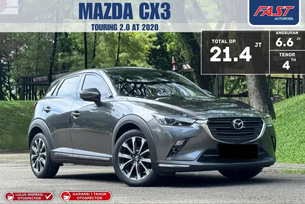KM.60RB GARANSI 1TH PAJAK PANJANG MAZDA CX3 TOURING 2020