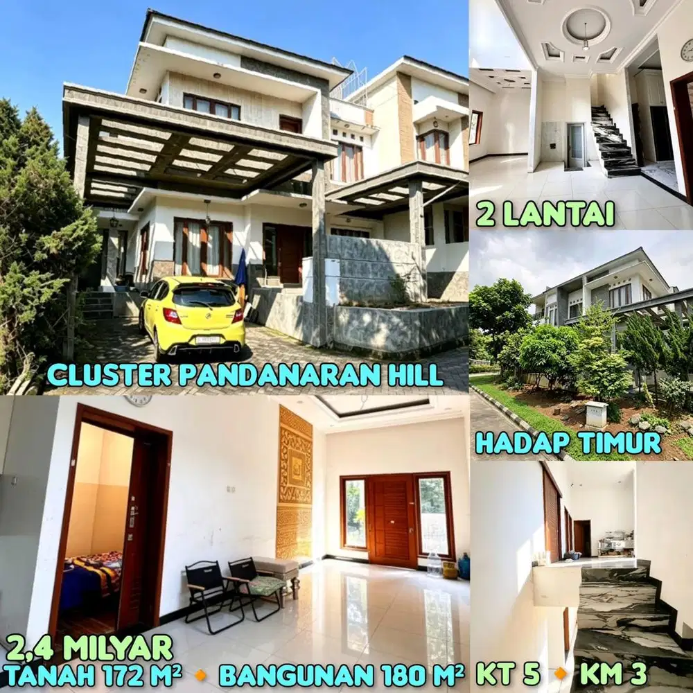 Dijual Rumah 2 Lantai Cluster Panhill