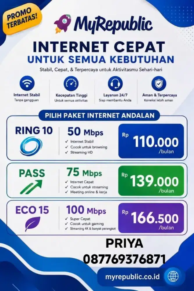 Jasa Pasang Wifi MyRepublik