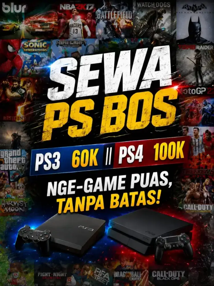 SEWA PS BOS (PS3 & PS4)