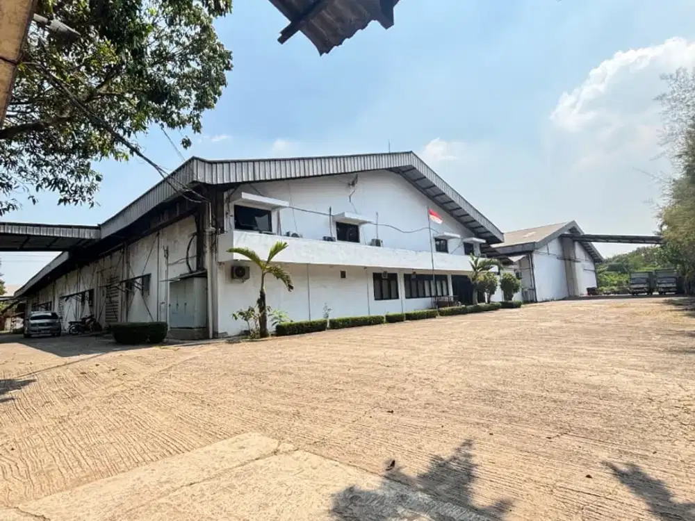 Dijual Pabrik di Kawasan Industri Tigaraksa Akses Kontainer 40 Feet