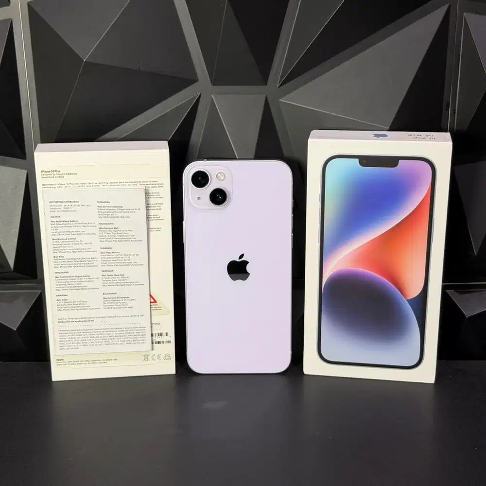 iphone 14 plus 128gn purple ibox