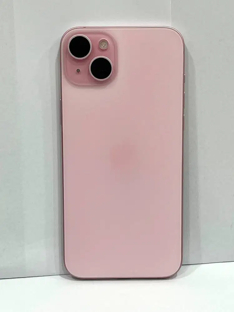 iPhone 15 Plus 128GB Pink iBox Mulus Like New Fullset Ex Pribadi