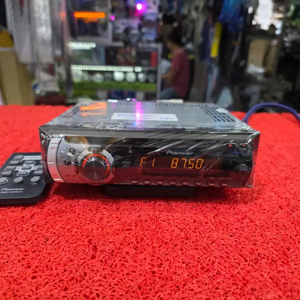 Head Unit Single Din Pioneer DEH-3087zy CD sudah dipasang Bluetooth