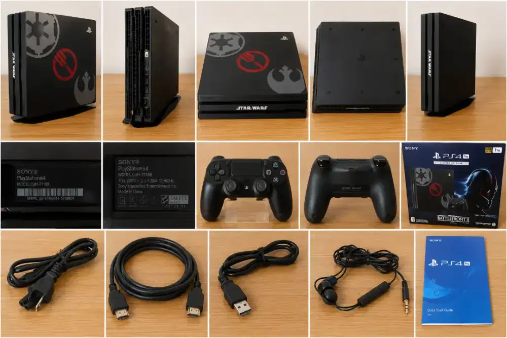 PS4 Pro 1TB Starwars edition ori