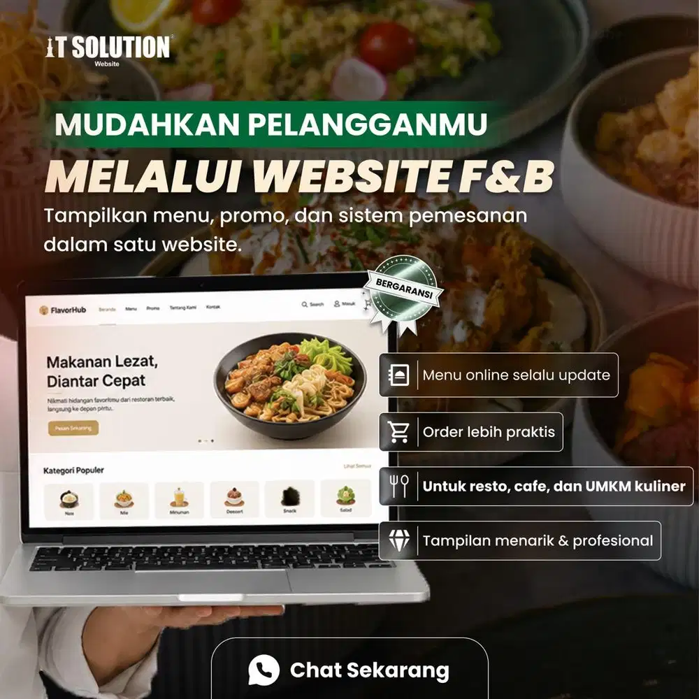 Pembuatan Siatem Pemesanan Online Cafe dan Resto Profesional