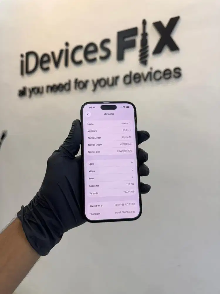 Jual iphone 15,ex ibox,128 GB