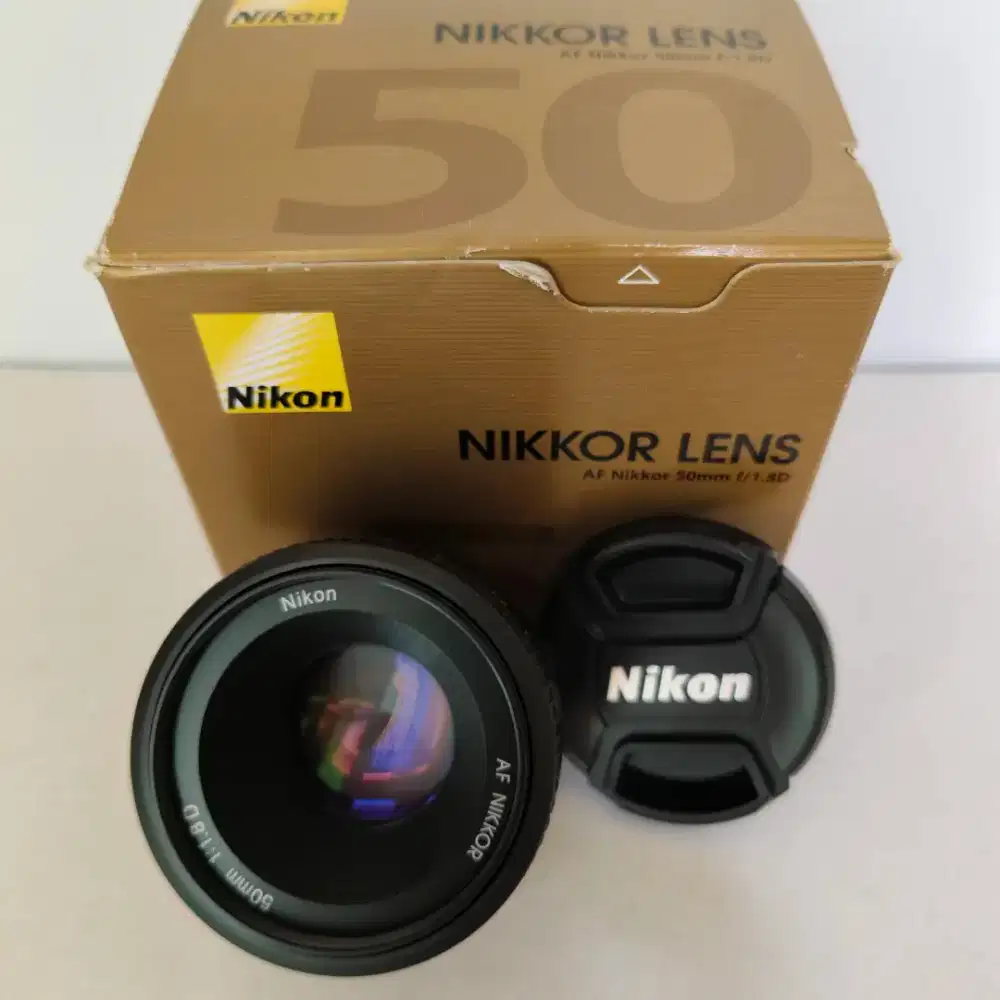 Lensa Kamera Nikkor Lens AF Nikkor 50mm f/1.8D