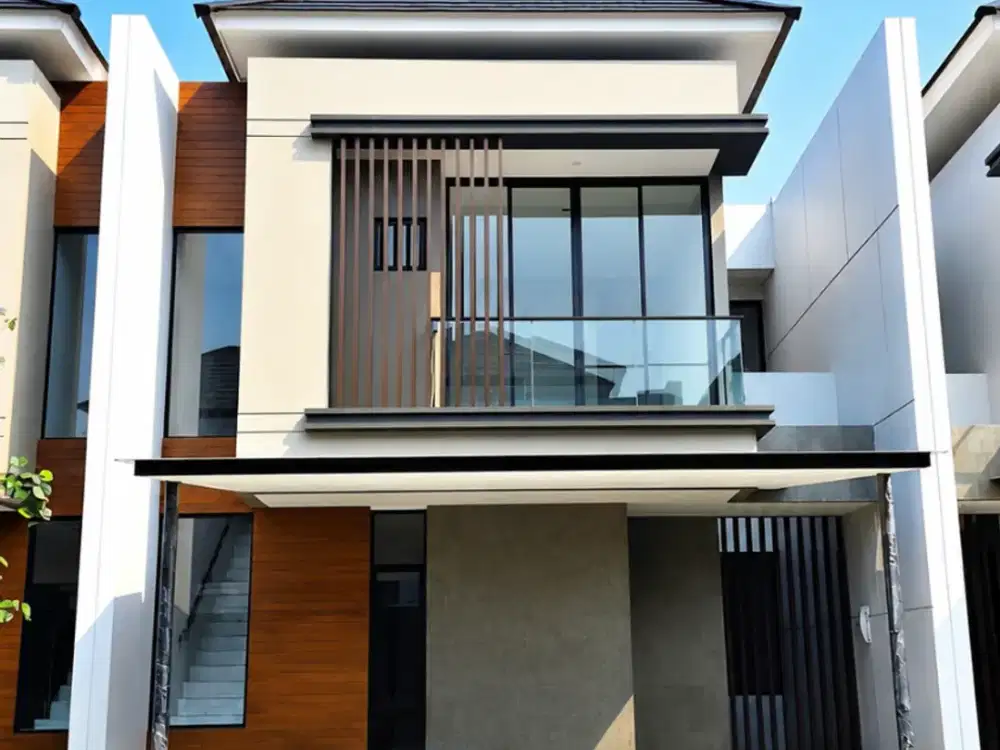 Rumah Kuningan Village PIK2 8x15 120m2 4KT Semi Furnish Siap Huni
