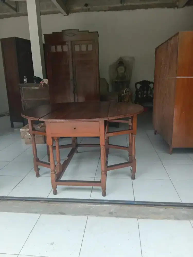 Meja judi china peranakan jumbo full jati tua