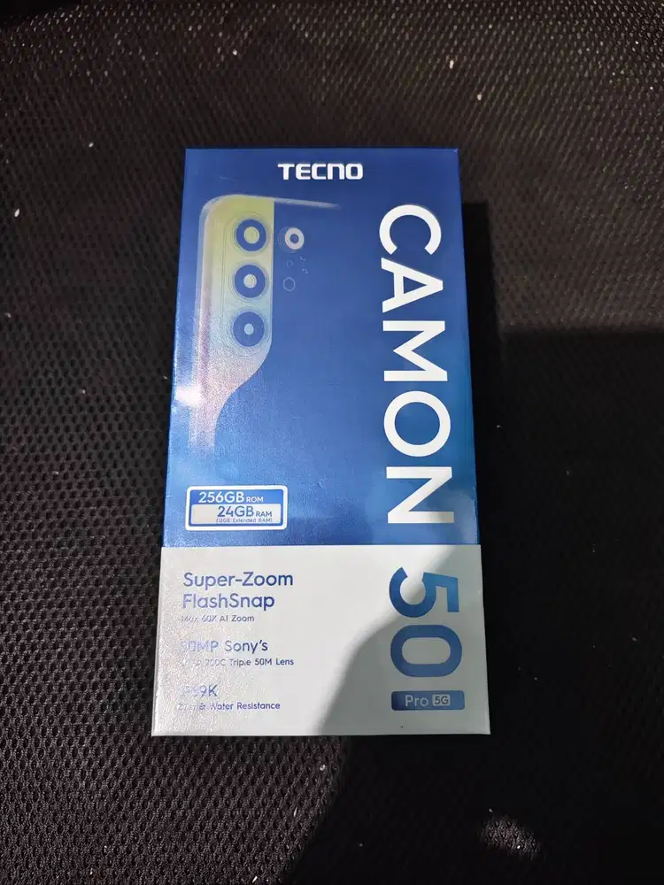 Tecno Camon 50 Pro 12/256GB BNIB - New - Warna Purple/Ungu