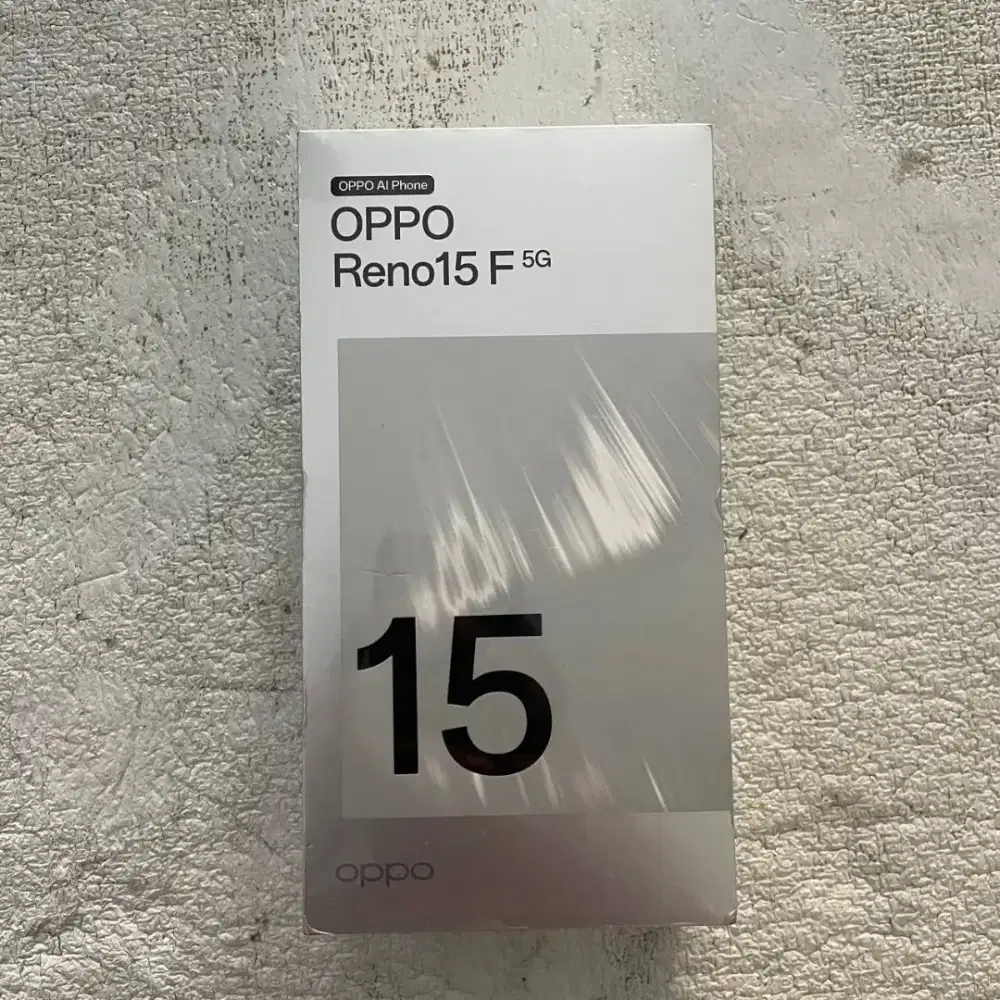 Oppo Reno 15F 5G Warna Biru Tua 8/256GB -Kondisi new segel