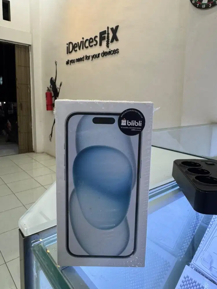 Dijual iphone 15 Blue,128GB