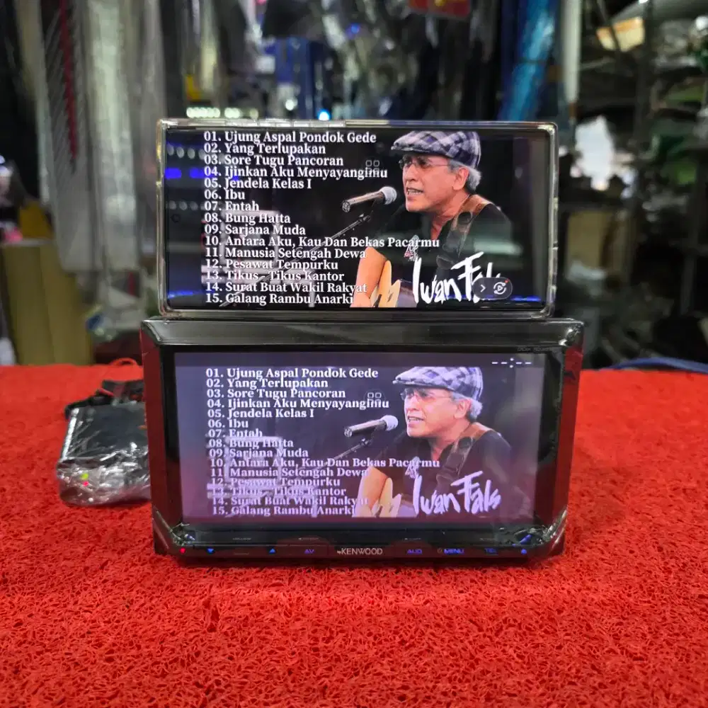 Head Unit KENWOOD DDX7035BTIHJ plus Dongle Asuka Miracast ex Honda HRV