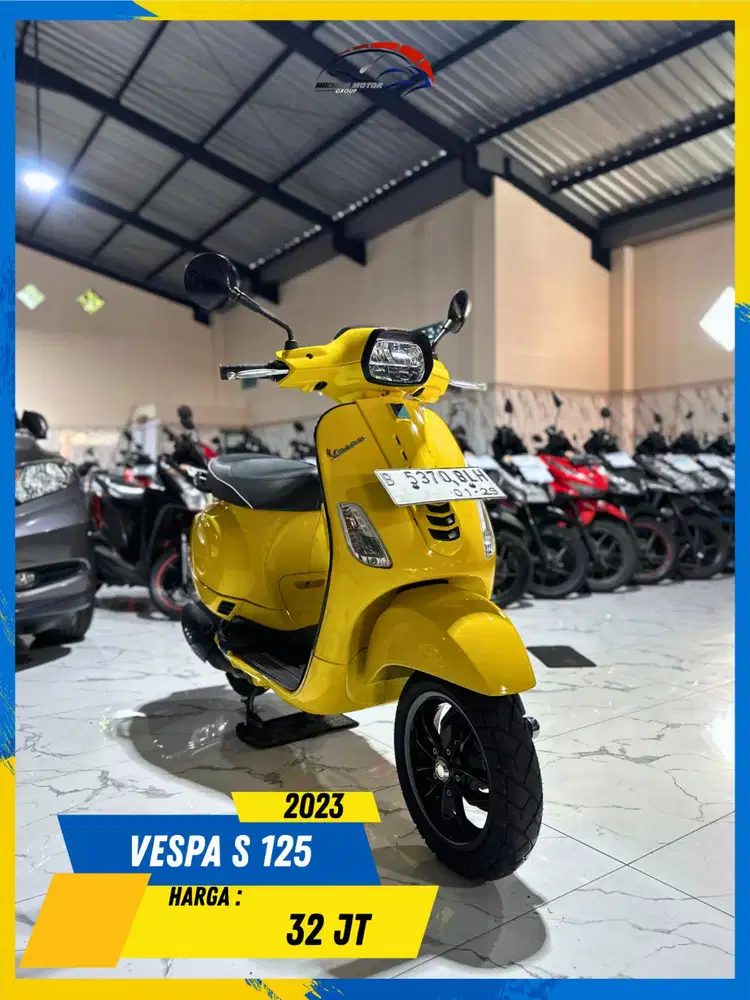VESPA S 125 2023 PLAT B MURAH MERIAH MASZEHH HIKMAH MOTOR KEPUH MALANG