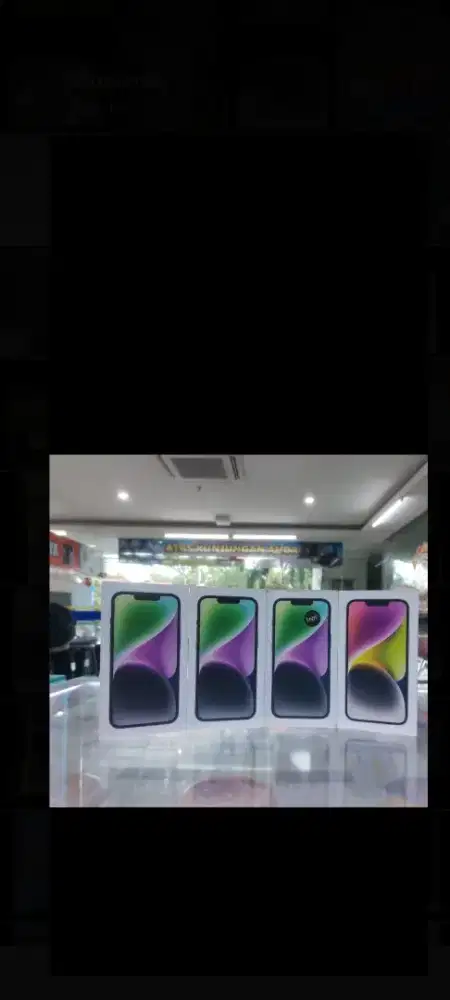 iPhone 14 blue biru BNIB garansi resmi tAm iBox gdn Blibli
