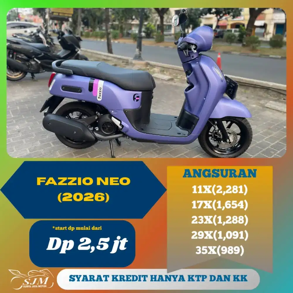 Fazzio Neo 2026 Pajak Panjang