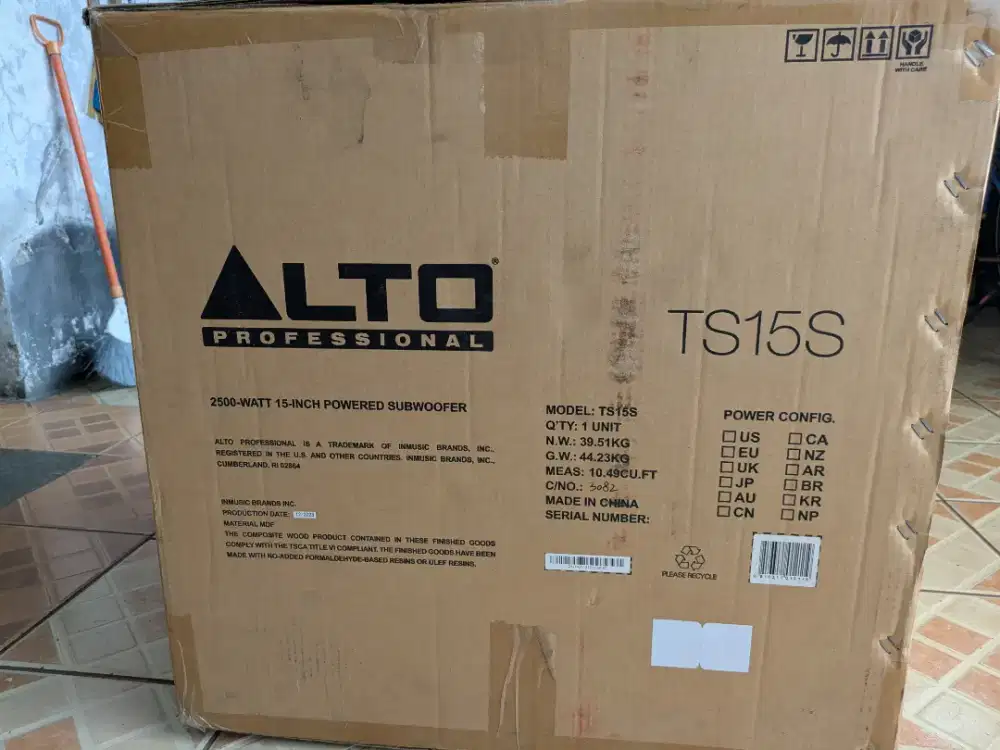 Subwoofer Alto TS15S