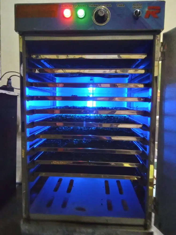 Mesin Pengering Rempah Kerupuk Buah Daun Ikan Asin Oven Gas Serbaguna